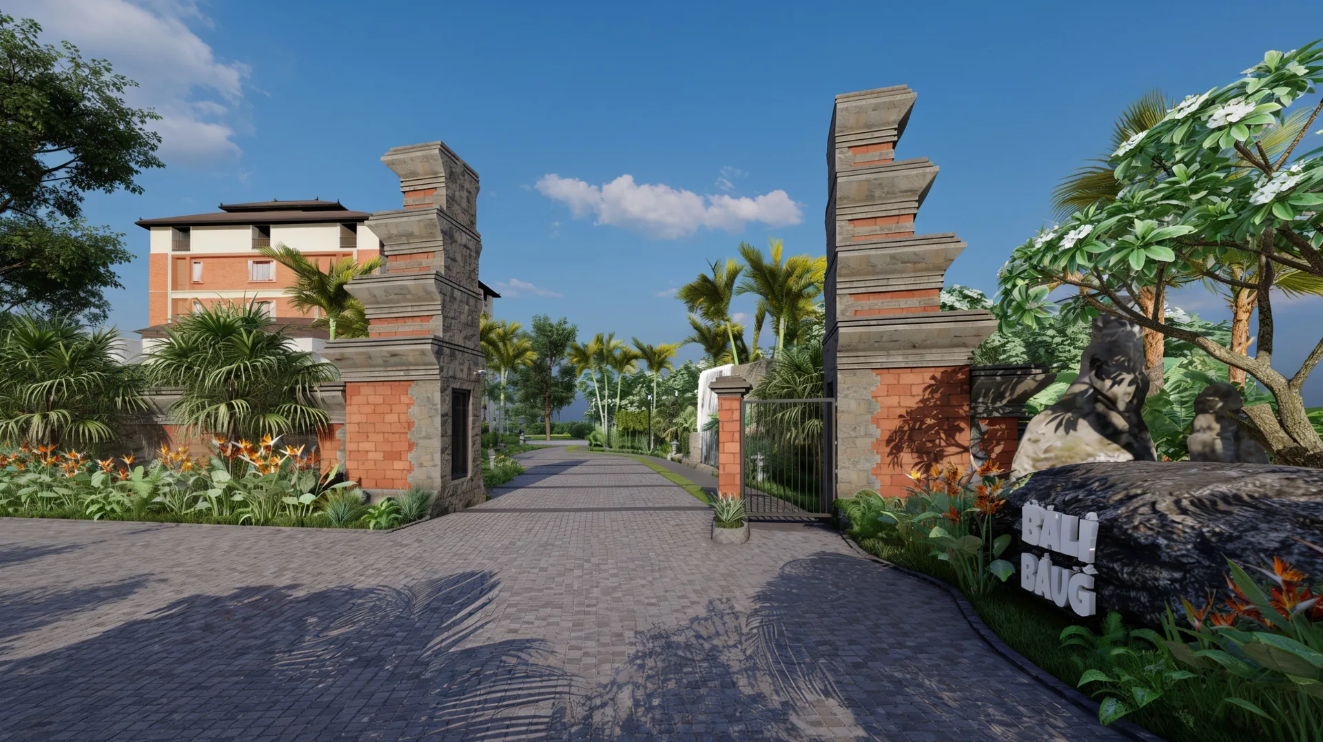 The entrance gate — Balibaug, Alibaug